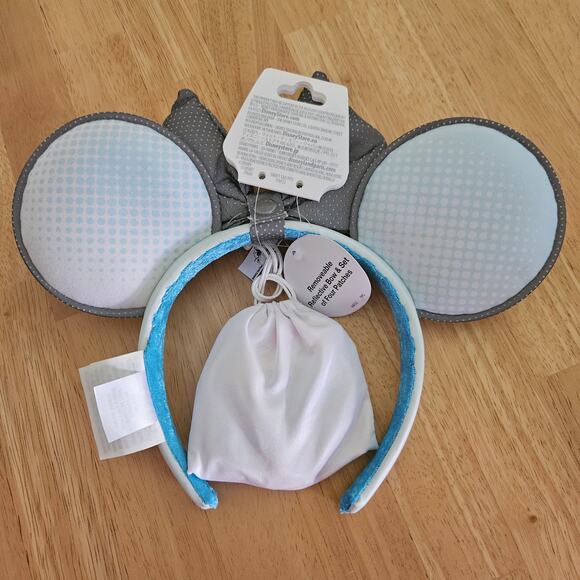 RunDisney Springtime Surprise Ear Headband with Removable Bow and Patches NWT main image 4